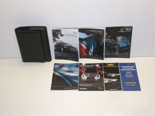 2013 jaguar xj owners manual set wtih case
