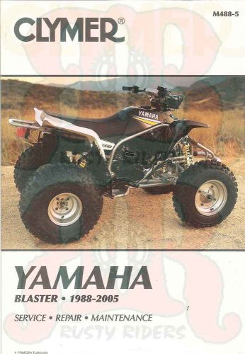 Yamaha blaster 1988-2005 clymer service repair manual book new