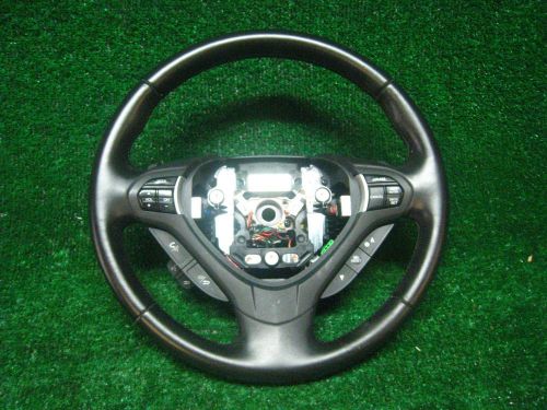 2010 acura tsx oem leather wrapped steering wheel w/ radio controls