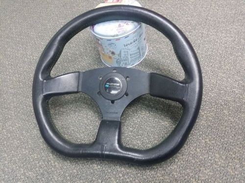 Rare re amemiya d bottom  green strich steering wheel rx7 savanna fd3s fc3s