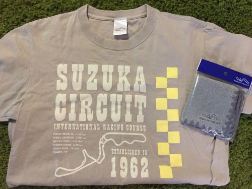 Jdm suzuka circuit race track t-shirt &amp; microfiber