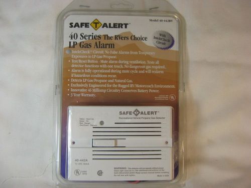 Safe t alert  lp gas alarm model #40-442rv....white
