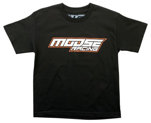 Moose racing boys 2017 velocity tee short sleeve t-shirt (black) choose size