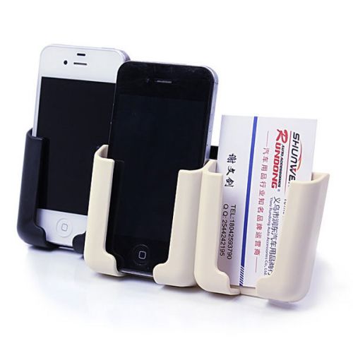Universal r-1125 car phone holder for gps cell phone name card holder white