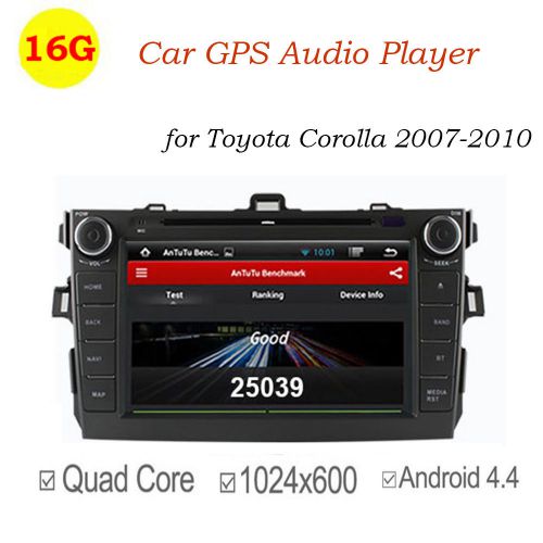 2g+16g 4core car dvd for toyota2007-2010 radio recorder gps support dtv dvr obd2