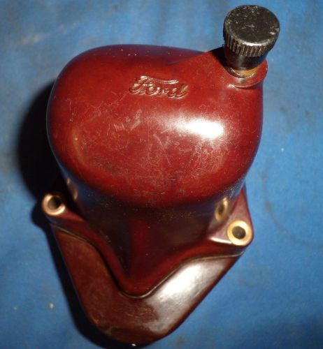 1940 1941 ford 6 volt v8 ignition coil brown with  ford script