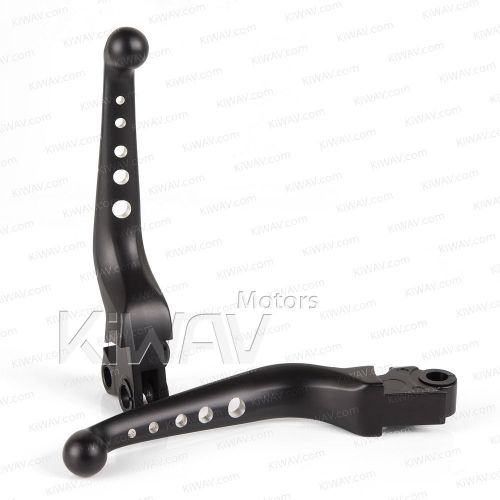 Cnc matte black lever 10205 for harley 1996-2005. 2007-2009 dyna low rider fxdl