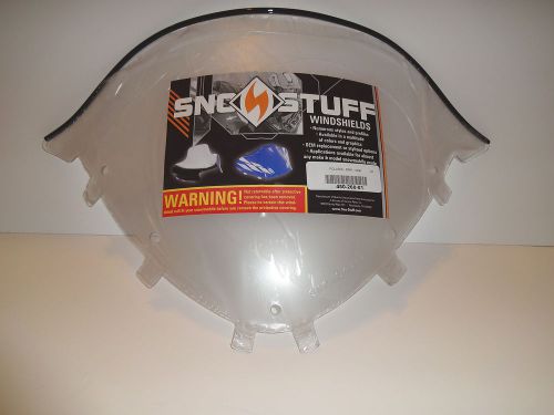 Polaris snowmobile draggon iq chassis iq touring low clear sno-stuff windshield