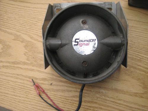 Sound off siren speaker