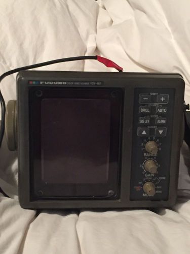 Furuno fcv 667 color depth finder fish finder speed gps
