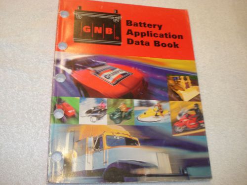 Gnb battery application catalog 1998 for car truck vintage heavy duty truck, ag+