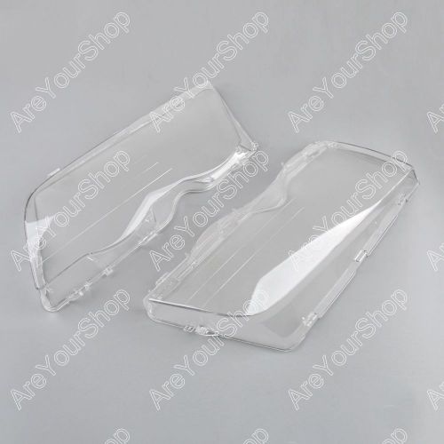 Headlight lenses left &amp; right set for bmw e46 3-series 4dr wagon/sedan 1999-2001