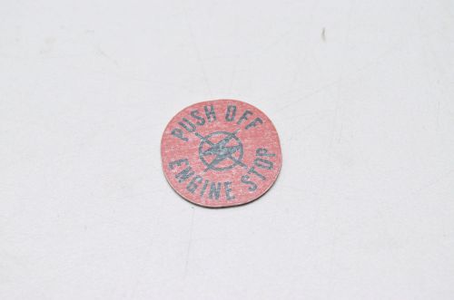 New oem arctic cat mark plate decal n.o. nos