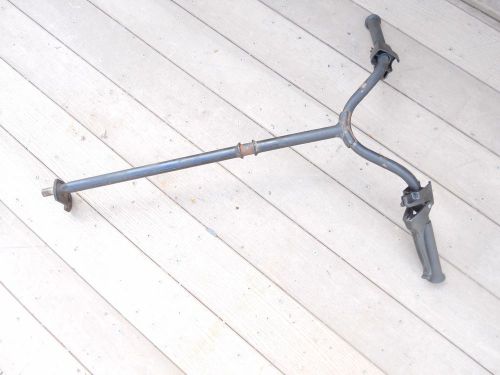 1977 skidoo 340 everest electric parts: handlebars w parts