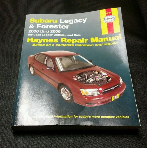 Subaru legacy repair manual