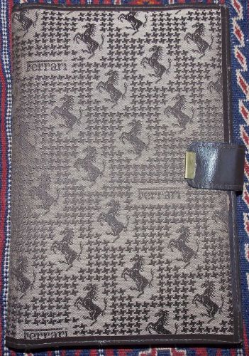 Ferrari owners manual pouch 80's 308 328 348 mondial tr in new condition