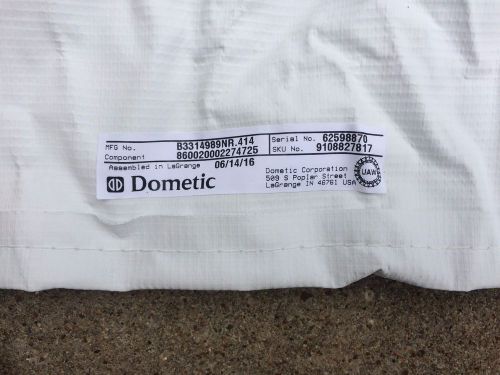 Sunchaser dometic replacement  awning  fabrics 14'  onyx
