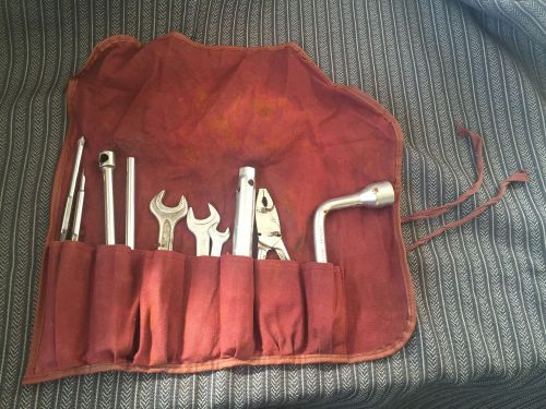 Tool kit mercedes 190sl w121 w108 pouch 60’s complete with mercedes benz logos