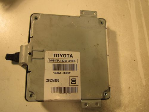 Ecu ecm computer corolla matrix 2004 04 manual 89661-02d11 72-10826 617452 cd-1