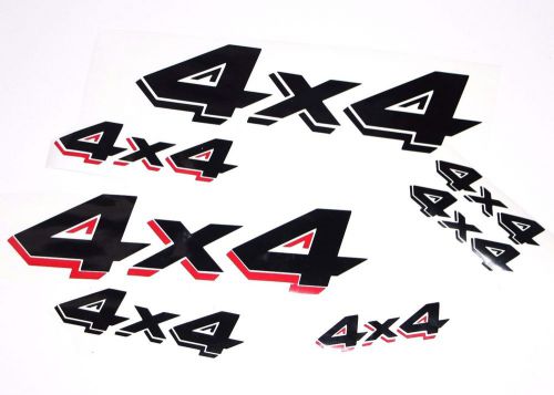 4x4  stickers vinyl decal for off road truck suv atv utv 4wd awd wrc rally x 2
