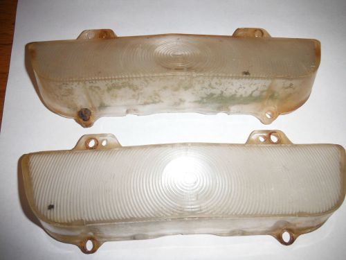 1960 chevrolet impala el camino parking light lens pair driver quality free ship