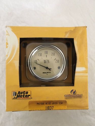 Autometer 1837 antique beige water temperature gauge