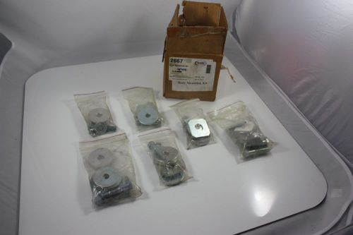 1968-1972 c3 corvette america  complete new body mount kit with bolts