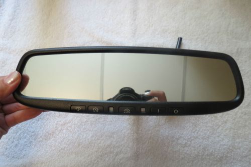 09 10 11 12 13 nissan maxima rear view mirror w/auto dimming, homelink oem 604m