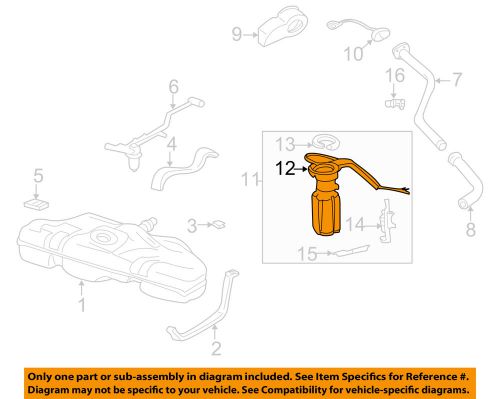 Gm oem fuel system-fuel pump assembly seal 25712454