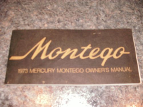 1973 mercury montego owners manual