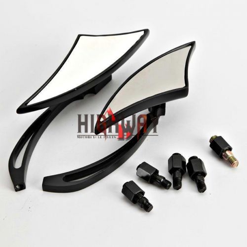 Rearview mirror triangle blade side rear view mirrors for cruiser chopper