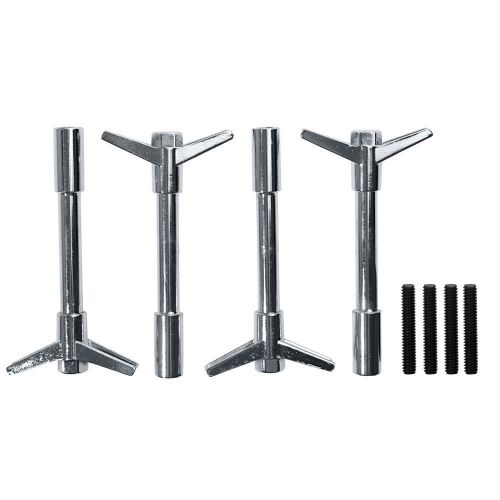 Mustang valve cover wing bolt 'ford' chrome set