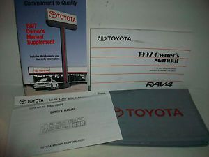1997 toyota rav4 owners manual kit