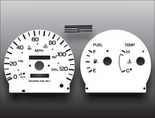 White face gauges fits 1993-1999 nissan sentra dash gauge cluster 93-99
