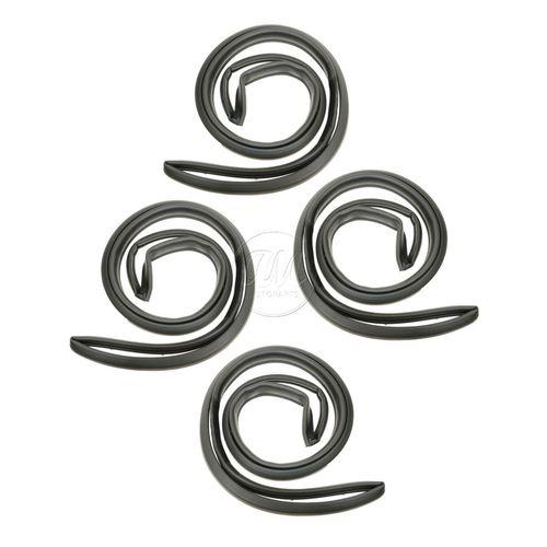 Front & rear door weatherstrip seal kit set of 4 for bonneville lesabre delta 88