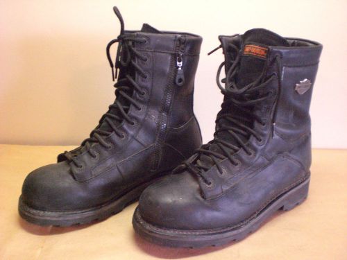 Harley davidson rainmaker slip/oil resistant boots, size 9 1/2 - nice!!!