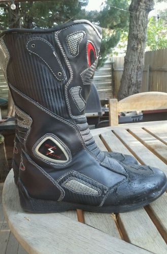 Nitro sports motorcycle road racing boots size 9