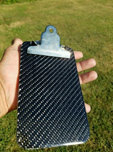 Carbon fiber clipboard honda acura bmw vw scion (hand laid real 2x2 twill fiber)