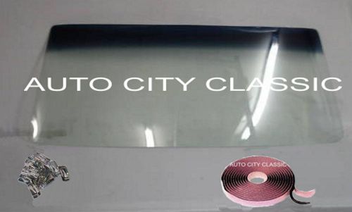 1970 1971 1972 chevrolet el camino  new windshield glass with clips &amp; butyl