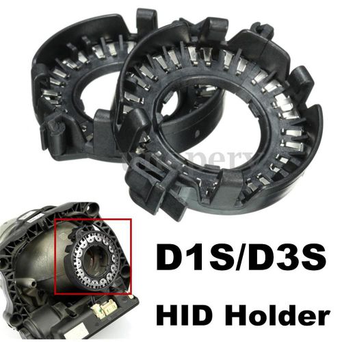 2x d1s d3s xenon hid bulb holder adaptor clip rings retainer adapter bracket oem