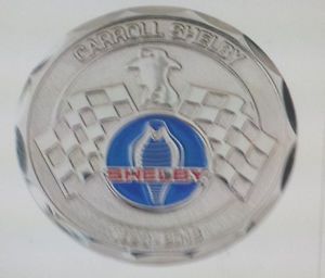 Carroll shelby challenge coin super snake/ classic cobra &#034;ferraris as is mine&#034;