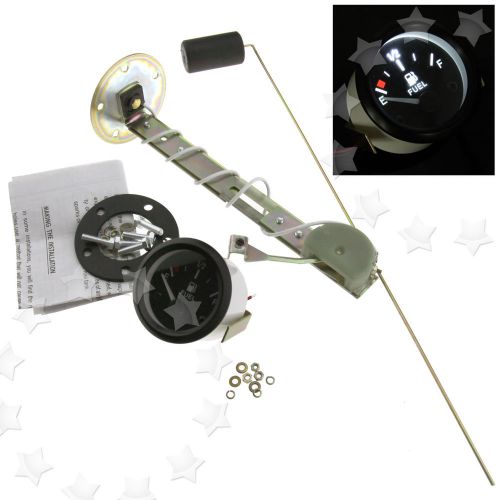 2&#034; 52mm universal car fuel level gauge meter with e-1/2-f fuel sensor for car