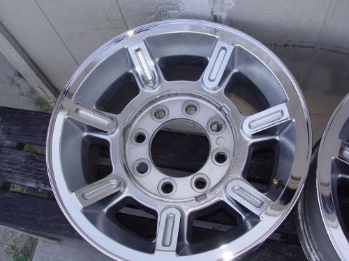 Oem 17&#034; chrome wheel hummer h2 silverado avalanche suburban yukon siera other gm