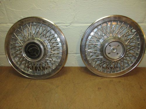 1985 mercury cougar wheel covers two (2)