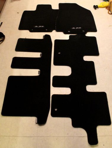 Infiniti jx35 infiniti jx35 (fit black original carpet floor mats oem 2013,3 row