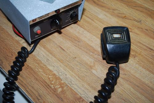 Vintage 1970&#039;s federal signal pa15 series e amp/ fire / police / sheriff car