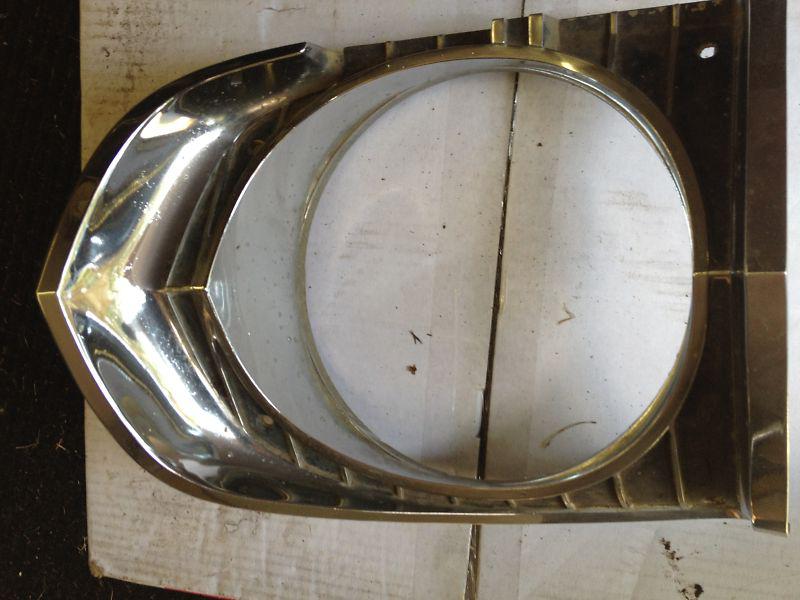 67 nova right head light bezel ss l79 