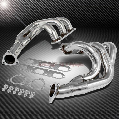 STAINLESS TUBULAR MANIFOLD HEADER EXHAUST FOR 99-08 996 PORSCHE 911 CARRERA H6, US $131.08, image 1
