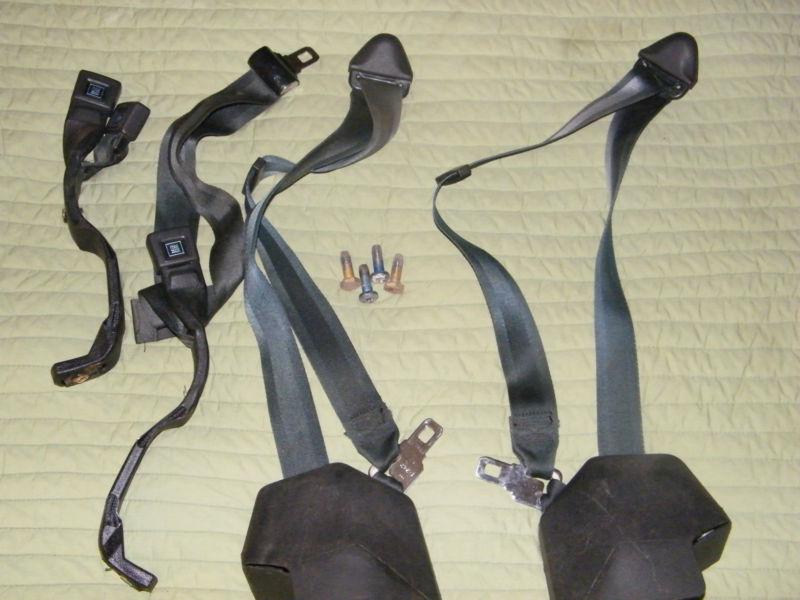 Gmc & chevy truck seat belts shoulder black 78 79 80 81 82 83n 84 85 86 87