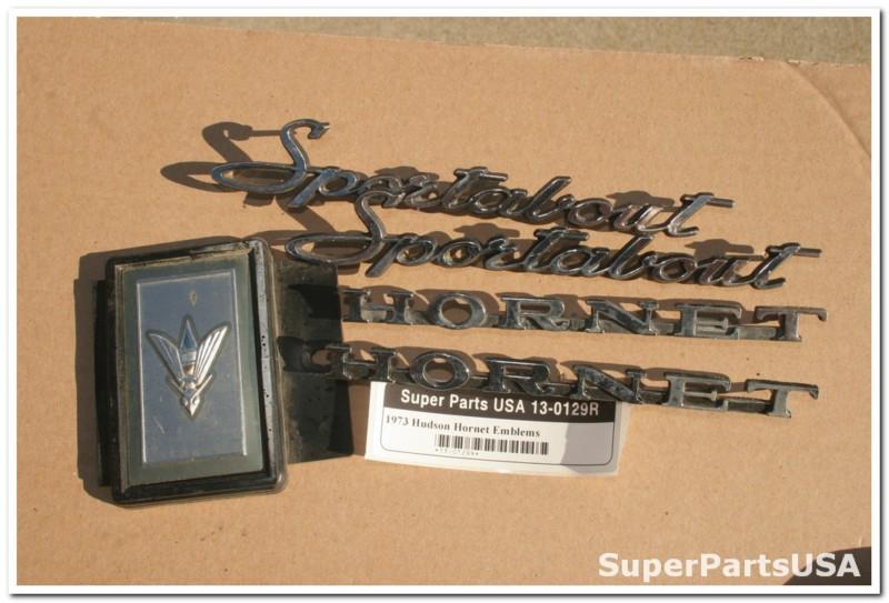 1973 hudson hornet emblems 13-0129r